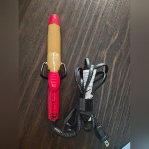 Ultra CHI Red and Tan Curling Iron 1.5